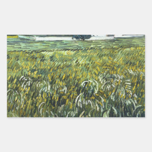 Vincent van Gogh - Haus bei Auvers Rechteckiger Aufkleber