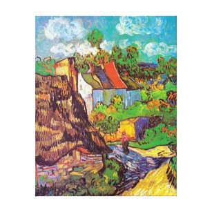 Vincent van Gogh-Häuser bei Auvers Leinwanddruck