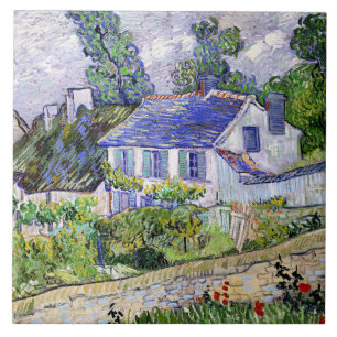 Vincent van Gogh, Häuser in Auvers, Fliese