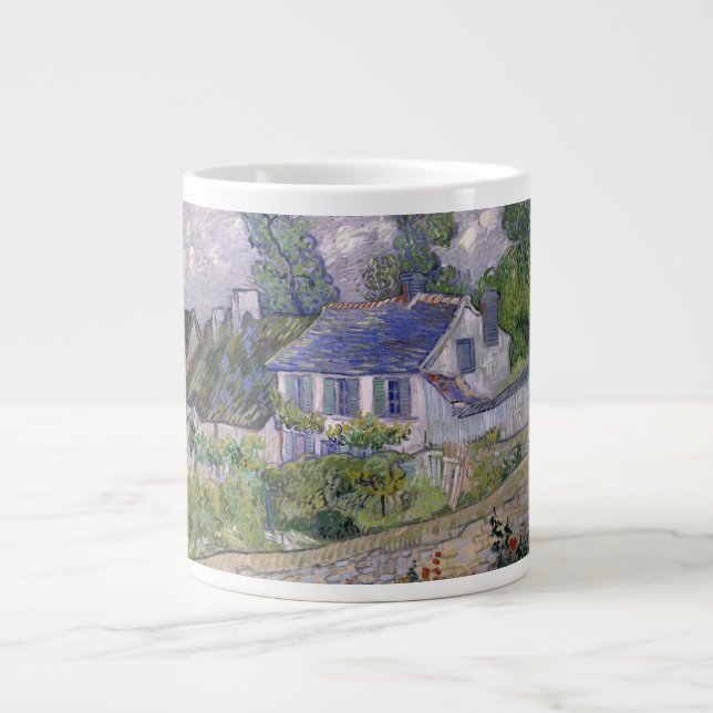 Vincent van Gogh - Häuser in Auvers Jumbo-Tasse (Vorderseite)
