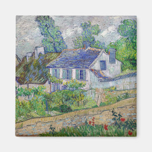 Vincent van Gogh - Häuser in Auvers Magnet