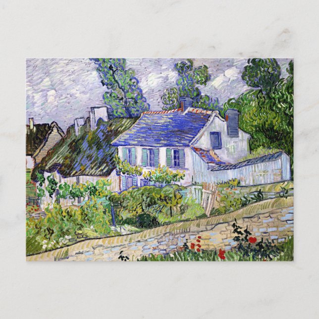 Vincent van Gogh, Häuser in Auvers, Postkarte (Vorderseite)