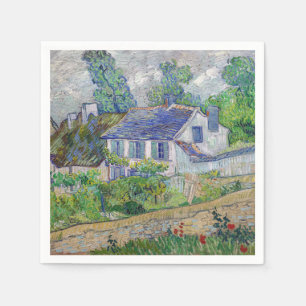 Vincent van Gogh - Häuser in Auvers Serviette