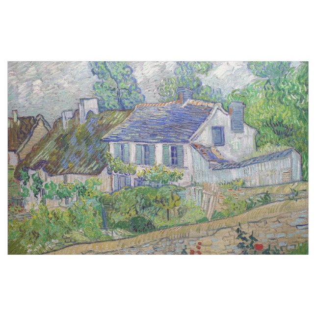 Vincent van Gogh - Häuser in Auvers Stoff (Yard (91,4 cm))