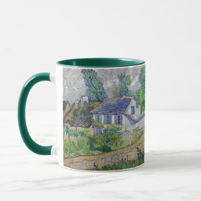 Vincent van Gogh - Häuser in Auvers Tasse (Links)