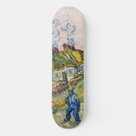 Vincent van Gogh - Häuser und Abbildung Skateboard