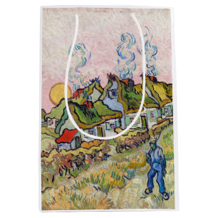 Vincent van Gogh - Häuser und Figur Mittlere Geschenktüte