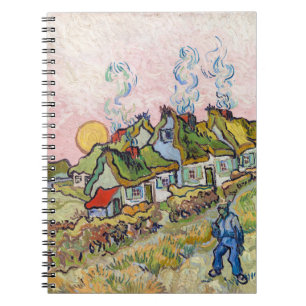 Vincent van Gogh - Häuser und Figur Notizblock