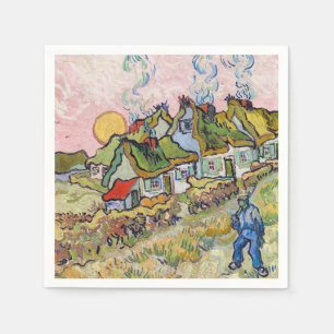 Vincent van Gogh - Häuser und Figur Serviette