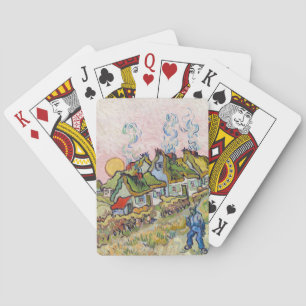 Vincent van Gogh - Häuser und Figur Spielkarten