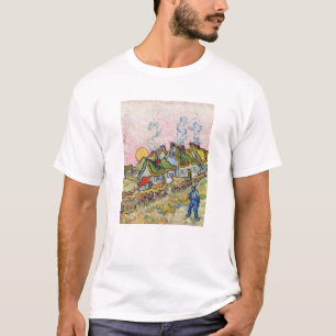 Vincent van Gogh - Häuser und Figur T-Shirt