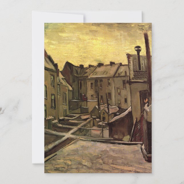 Vincent van Gogh, Hinterhof der alten Häuser, Antw (Vorderseite)