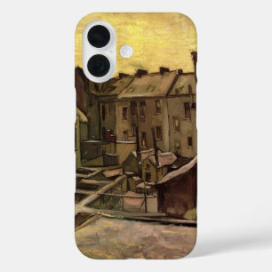 Vincent van Gogh, Hinterhöfe alter Häuser, Antwerp iPhone 16 Hülle
