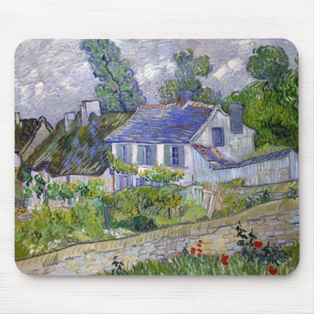 Vincent van Gogh, Houses in Auvers Mousepad (Vorne)