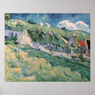 Vincent van Gogh Hütten bei Auvers-sur-Oise Poster