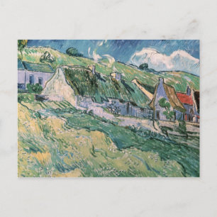 Vincent van Gogh   Hütten in Auvers-sur-Oise Postkarte