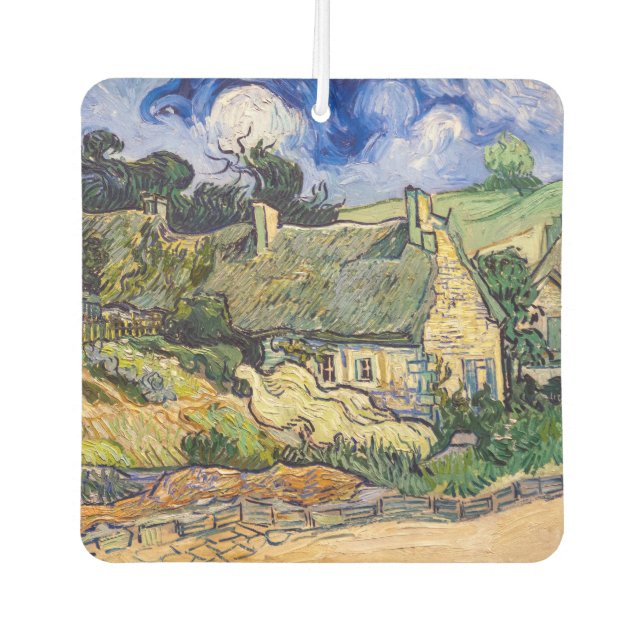 Vincent Van Gogh - Hütten in Cordeville Autolufterfrischer (Vorderseite)