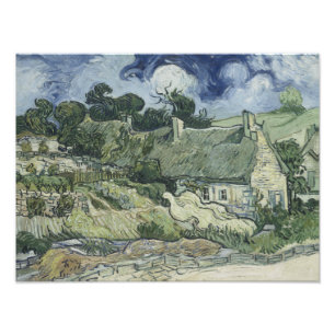 Vincent van Gogh - Hütten in Cordeville Fotodruck
