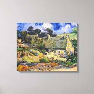 Vincent Van Gogh - Hütten in Cordeville Leinwanddruck