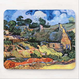 Vincent Van Gogh - Hütten in Cordeville Mousepad
