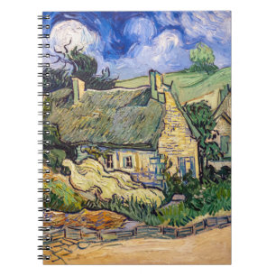 Vincent Van Gogh - Hütten in Cordeville Notizblock