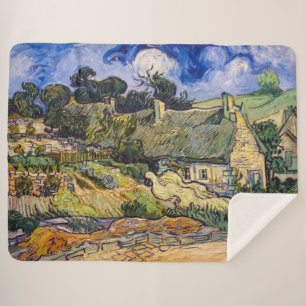 Vincent Van Gogh - Hütten in Cordeville Sherpadecke
