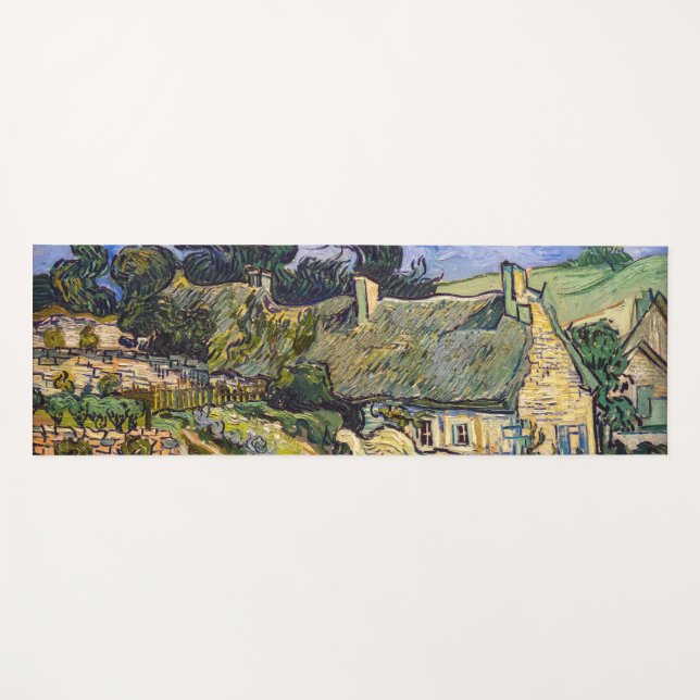 Vincent Van Gogh - Hütten in Cordeville Yogamatte (Vorderseite (Horizontal))