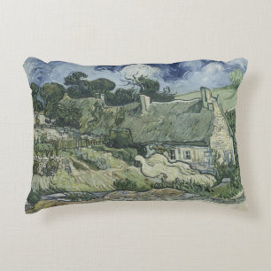 Vincent van Gogh - Hütten in Cordeville Zierkissen
