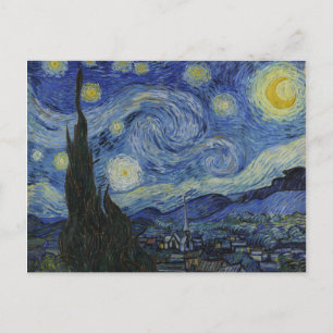 Vincent van Gogh Iconic Starry Night Postkarte