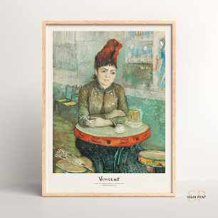 Vincent van Gogh Im Café Agostina Segatori Kunst Poster