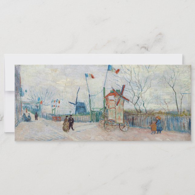 Vincent van Gogh - Impasse des Deux Freres Einladung (Vorderseite)