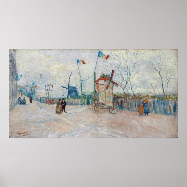 Vincent van Gogh - Impasse des Deux Freres Poster (Vorne)