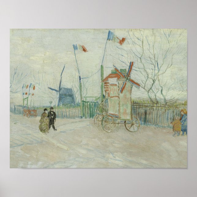 Vincent van Gogh - Impasse des Deux Freres Poster (Vorne)