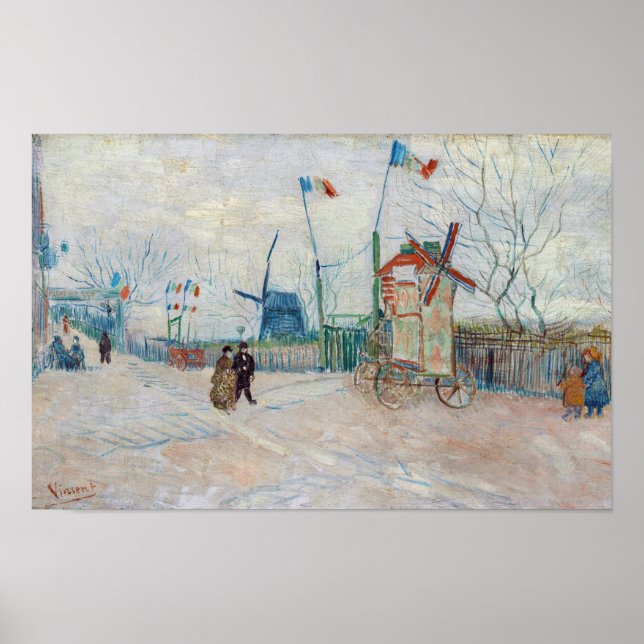 Vincent van Gogh - Impasse des Deux Freres Poster (Vorne)