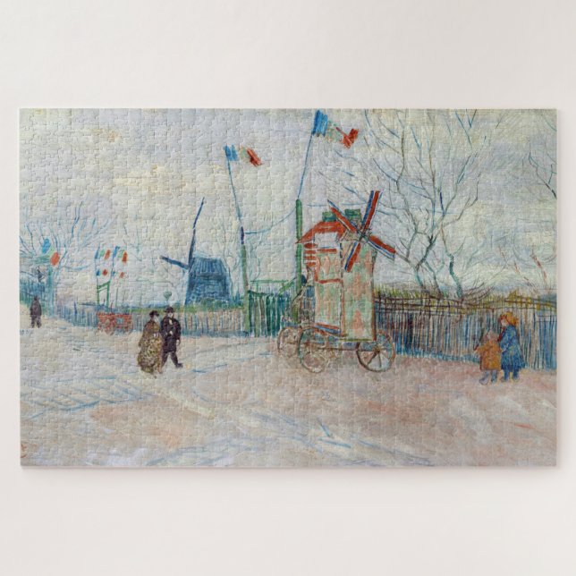 Vincent van Gogh - Impasse des Deux Freres Puzzle (Horizontal)