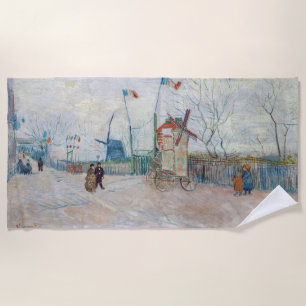 Vincent van Gogh - Impasse des Deux Freres Strandtuch