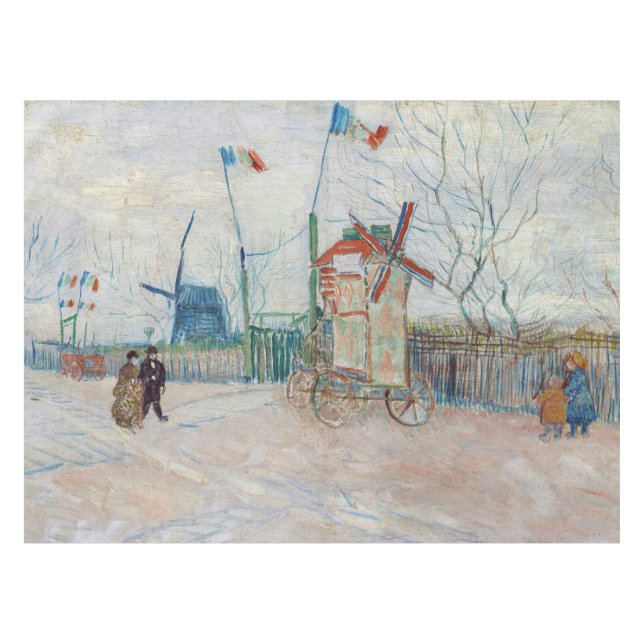 Vincent van Gogh - Impasse des Deux Freres Tischdecke (Vorderseite (Horizontal))
