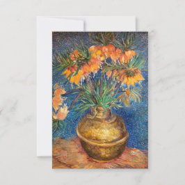 Vincent van Gogh - Imperiale Fritillaries Dankeskarte