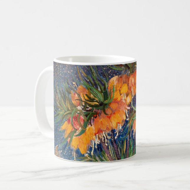 Vincent van Gogh - Imperiale Fritillaries Kaffeetasse (Vorderseite Links)