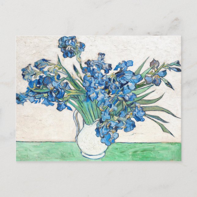 Vincent van Gogh Impressionist Floral Postcard Postkarte (Vorderseite)