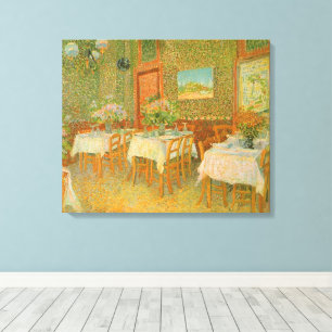 Vincent van Gogh - Innenraum eines Restaurants Leinwanddruck