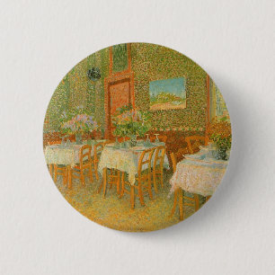 Vincent van Gogh - Inneres eines Restaurants Button