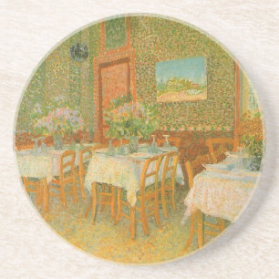 Vincent van Gogh - Inneres eines Restaurants Getränkeuntersetzer