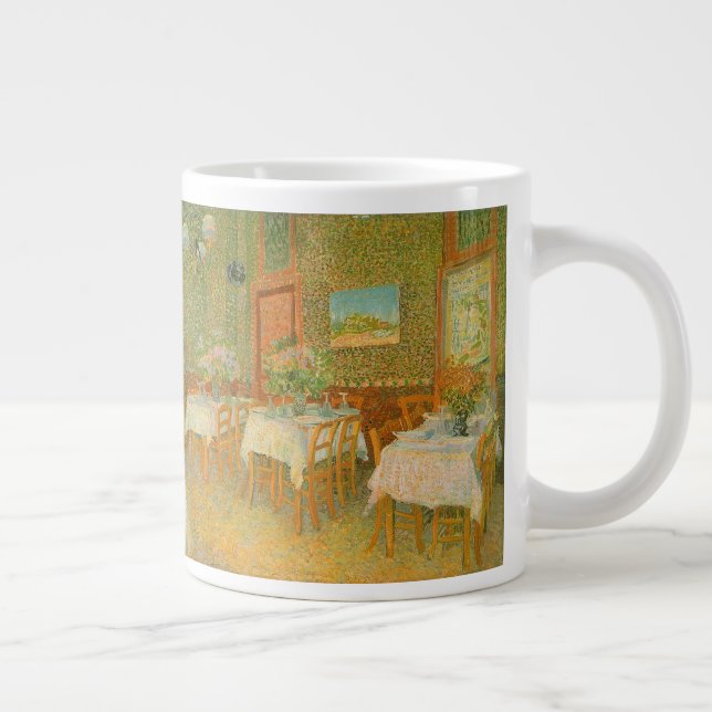 Vincent van Gogh - Inneres eines Restaurants Jumbo-Tasse (Rechts)
