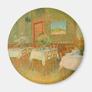 Vincent van Gogh - Inneres eines Restaurants Magnet