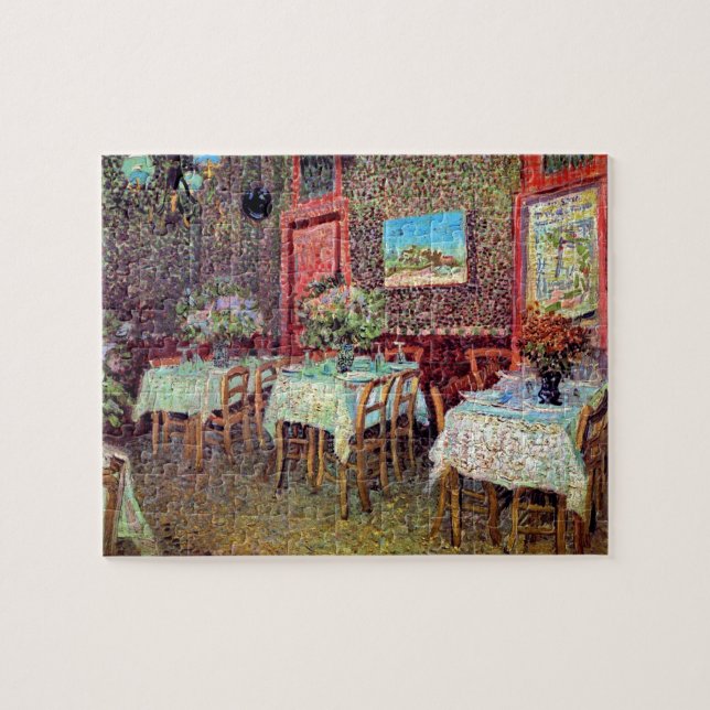 Vincent Van Gogh - Inneres eines Restaurants Puzzle (Horizontal)