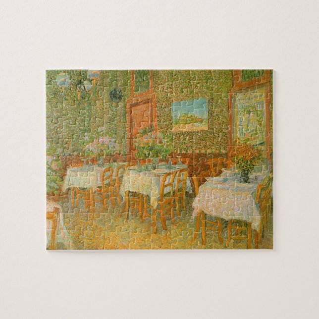 Vincent van Gogh - Inneres eines Restaurants Puzzle (Horizontal)