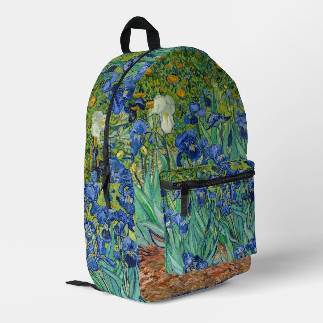 Vincent Van Gogh - Ire Bedruckter Rucksack (Rückseitige Ecke links)