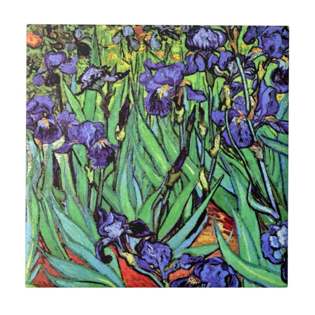 Vincent Van Gogh - Ire - Blume Lover Fine Art Fliese (Vorderseite)
