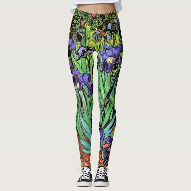 Vincent Van Gogh - Ire - Blume Lover Fine Art Leggings (Vorderseite)